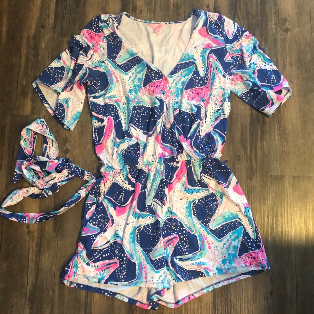 Lily Pulitzer Madilyn Romper in Star Struck